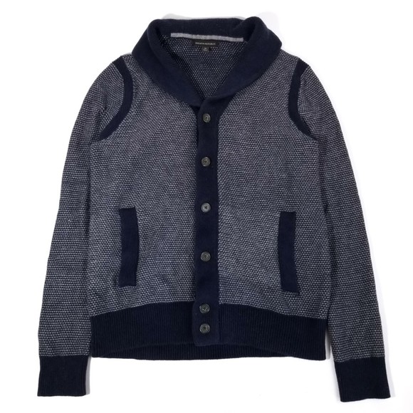 Banana Republic Other - Banana Republic Mr. Rogers Preppy Navy Knit Cardigan